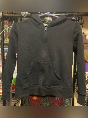 Amazon Kids Black Zip-Up Hoodie